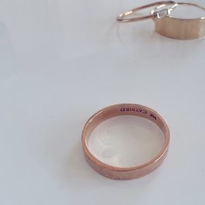 Catbird tomboy 14k solid rose gold ring size 2.5 midi knuckle ring